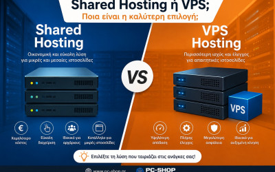 Shared Hosting ή VPS; Ποια είναι η Καλύτερη Επιλογή το 2026;