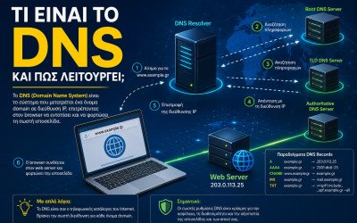 Τι είναι το DNS και πώς λειτουργεί; Πλήρης Οδηγός