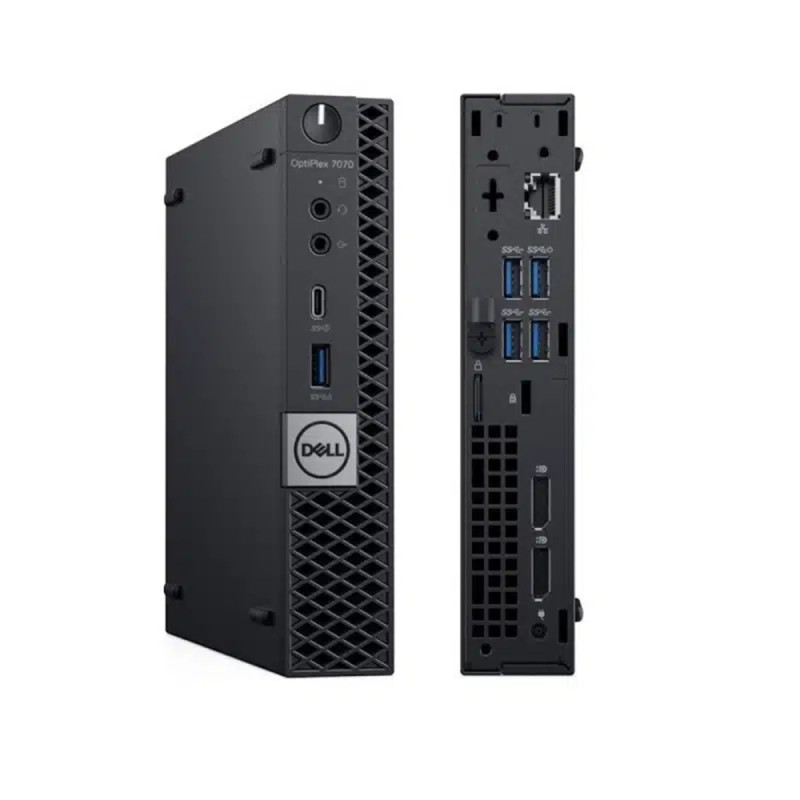 Dell Optiplex 7070 Micro MFF Intel Core i5-9500t 16GB RAM SSD 256GB Windows 11 Pro Refurbished Grade A+