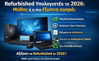 Refurbished Υπολογιστές το 2026: Μύθος ή η πιο έξυπνη αγορά;