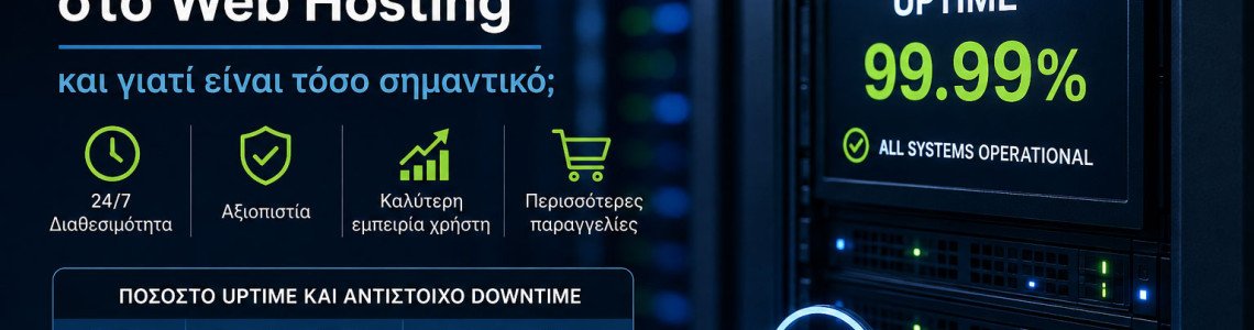 Τι είναι το Uptime στο Web Hosting και γιατί είναι σημαντικό;