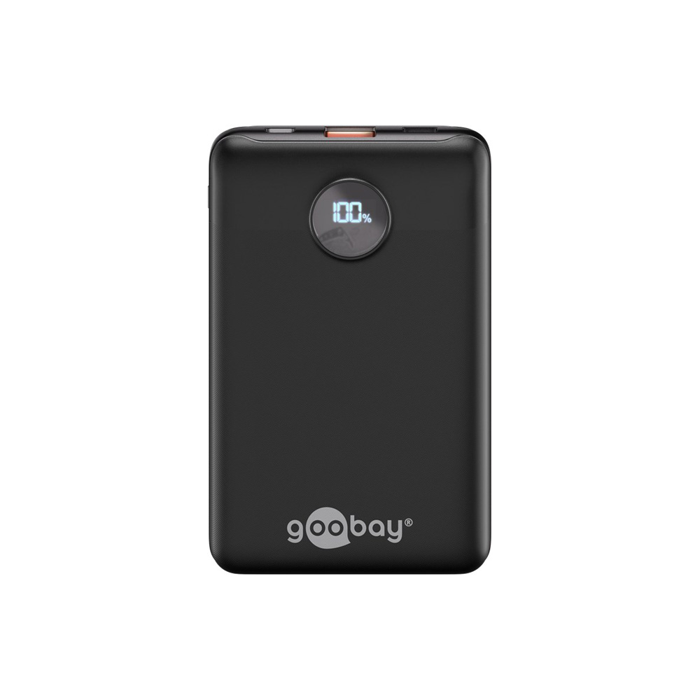 Power Bank Compact 10,000 mAh, goobay 65868 γρήγορης φόρτισης Power Bank Compact 10,000 mAh, goobay 65868 γρήγορης φόρτισης