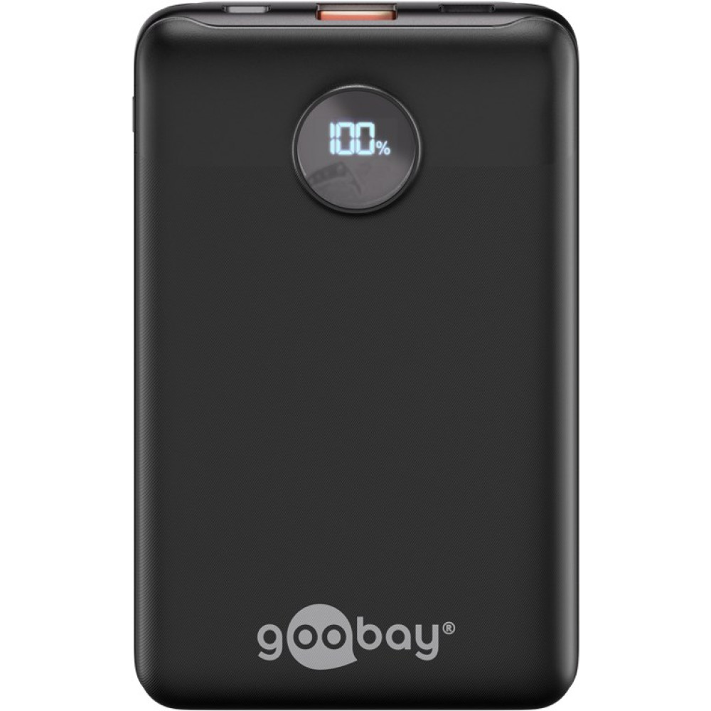 Power Bank Compact 10,000 mAh, goobay 65868 γρήγορης φόρτισης Power Bank Compact 10,000 mAh, goobay 65868 γρήγορης φόρτισης