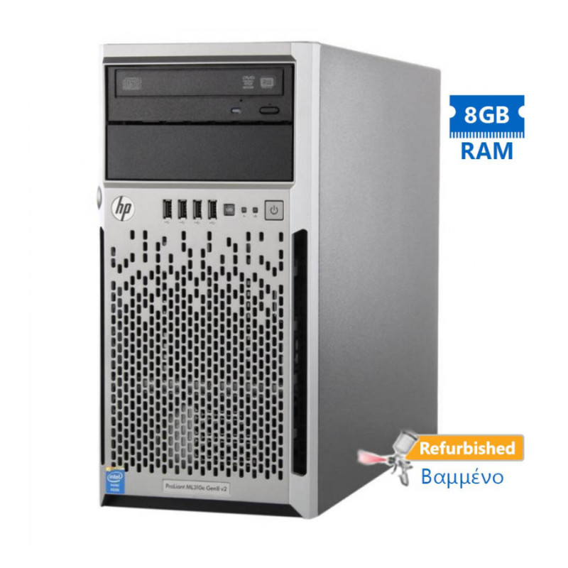 HP Proliant ML310e Gen8v2 Server Tower G3240 8GB DDR3