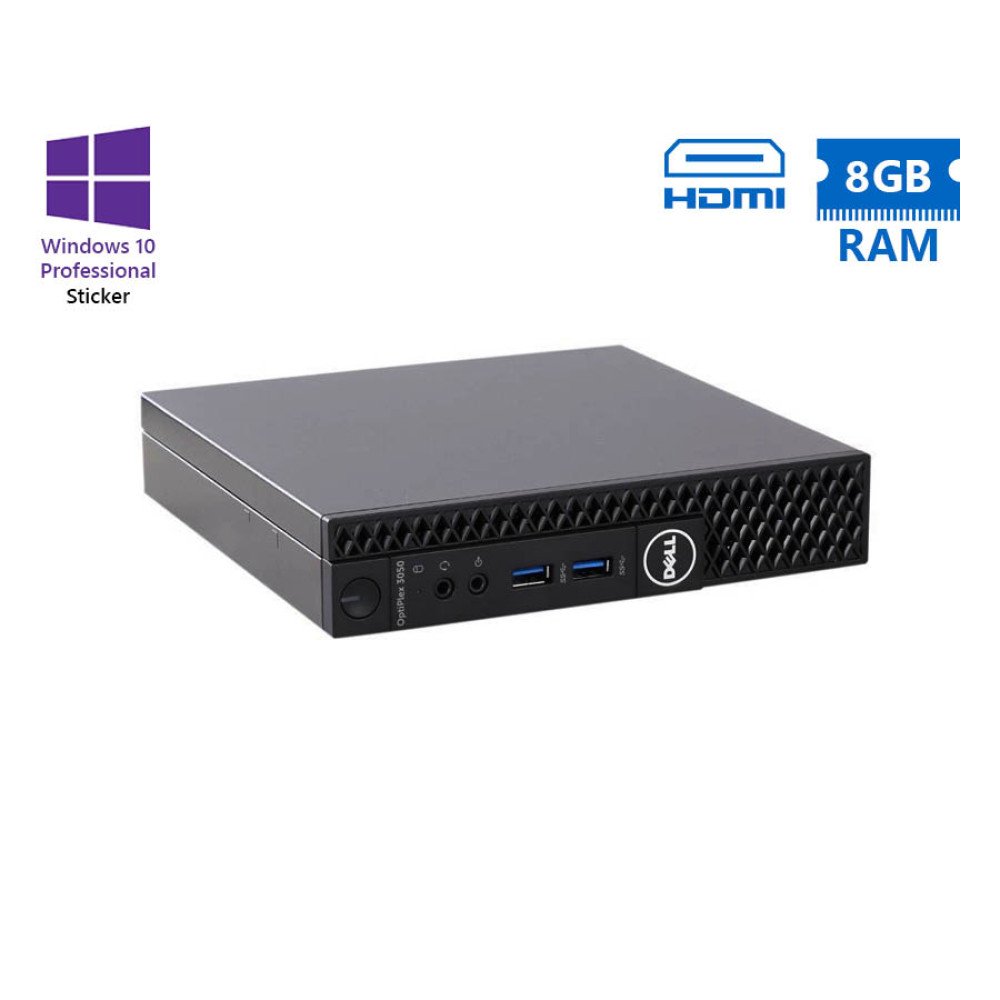 Dell Optiplex 3050 DM i3-6100T/8GB DDR4/500GB/Grade A Refurbished PC Dell Optiplex 3050 DM i3-6100T/8GB DDR4/500GB/Grade A Refurbished PC