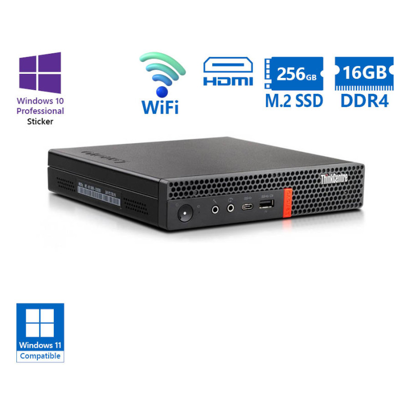 Refurbished PC Lenovo ThinkCentre M920q Tiny (WiFi/i5-9500T/16GB/256GB)