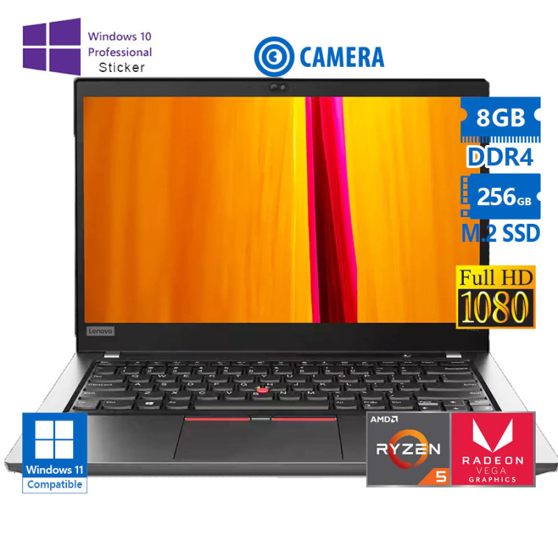 Refurbished laptop Lenovo ThinkPad T495 (Ryzen 5 Pro 3500U/14/8GB/256GB/Vega 8)
