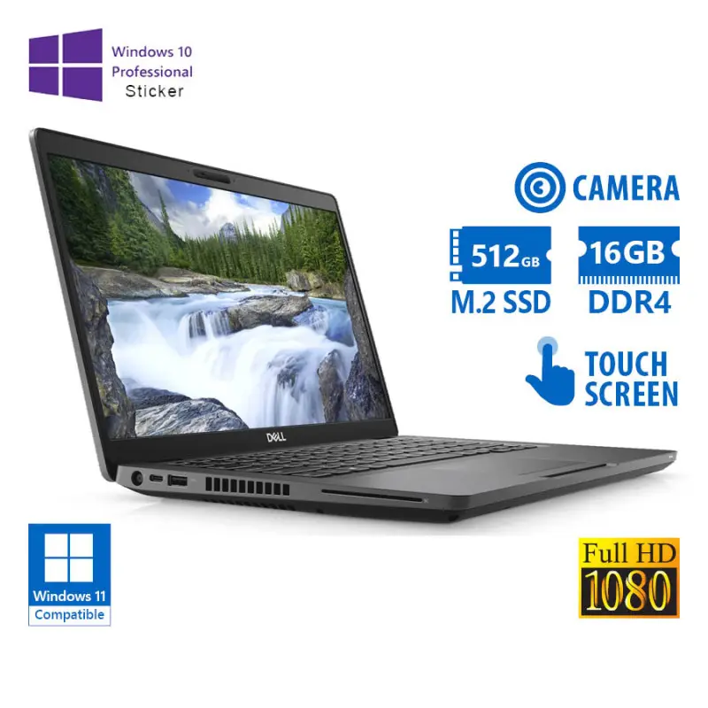 Dell (A-) Latitude 5400 i5-8365U/14``FHD Touchscreen/16GB DDR4/512GB M.2 SSD