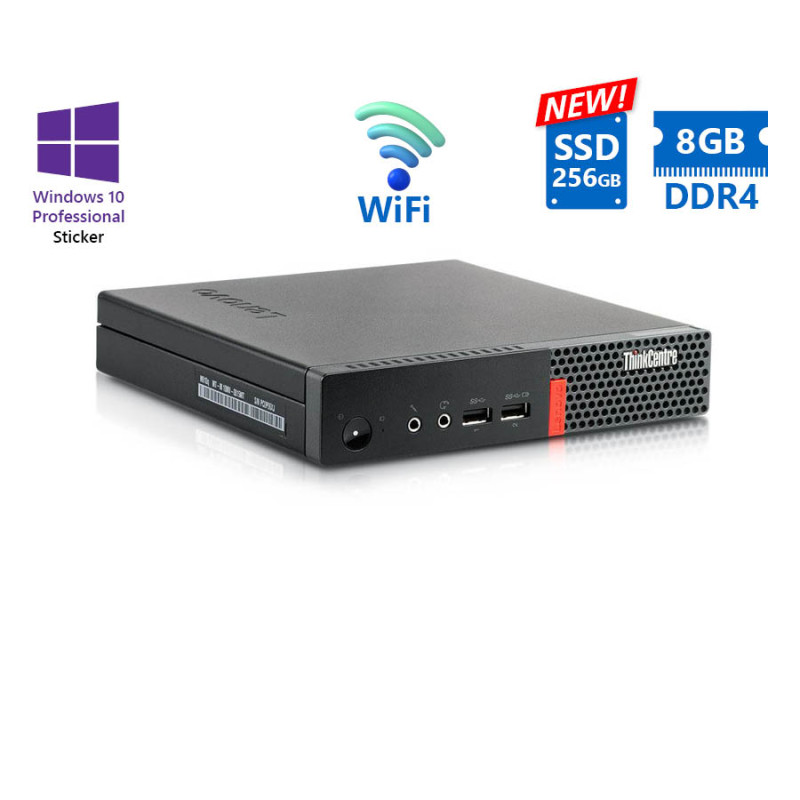 Refurbished mini PC Lenovo ThinkCentre M710q (i5-7500T/8GB DDR4/256GB SSD)