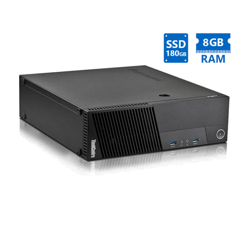 Refurbished PC Lenovo M93p (SFF i7-4770/8GB DDR3/180GB SSD)
