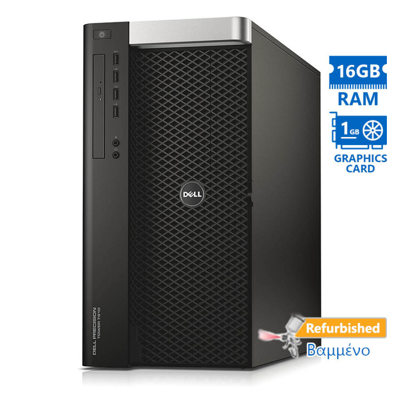 Dell Precision T7610 Tower Xeon E5-1650v2/16GB DDR3/1TB/Nvidia