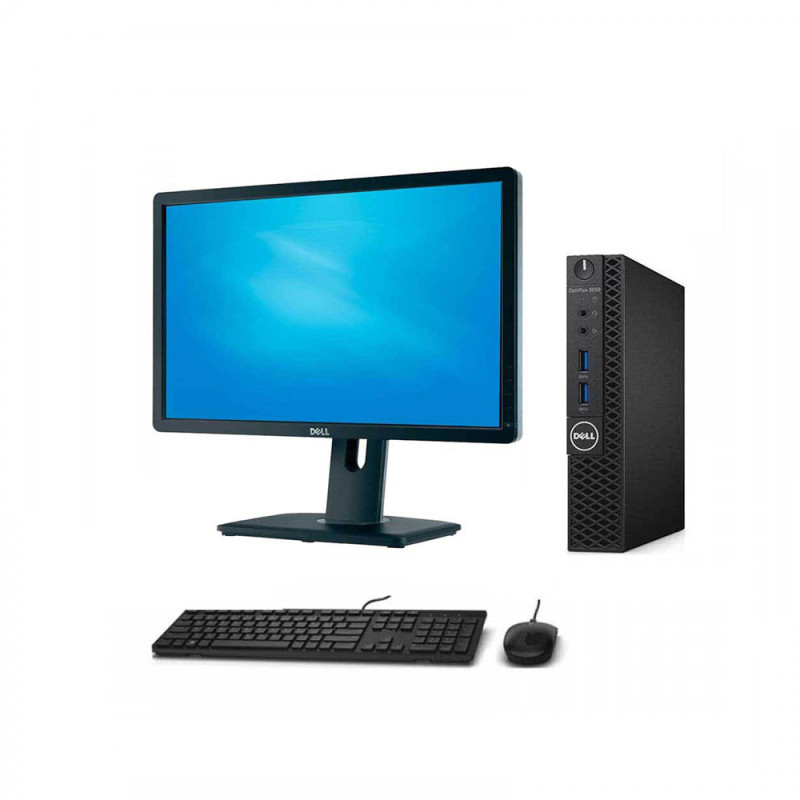 Σετ Υπολογιστή Dell 3050 micro - intel core i5 6500t - 8GB DDR4 - SSD 256GB - Οθόνη  Dell 22" FHD  - Windows 10 Pro - Refurbished Grade A+