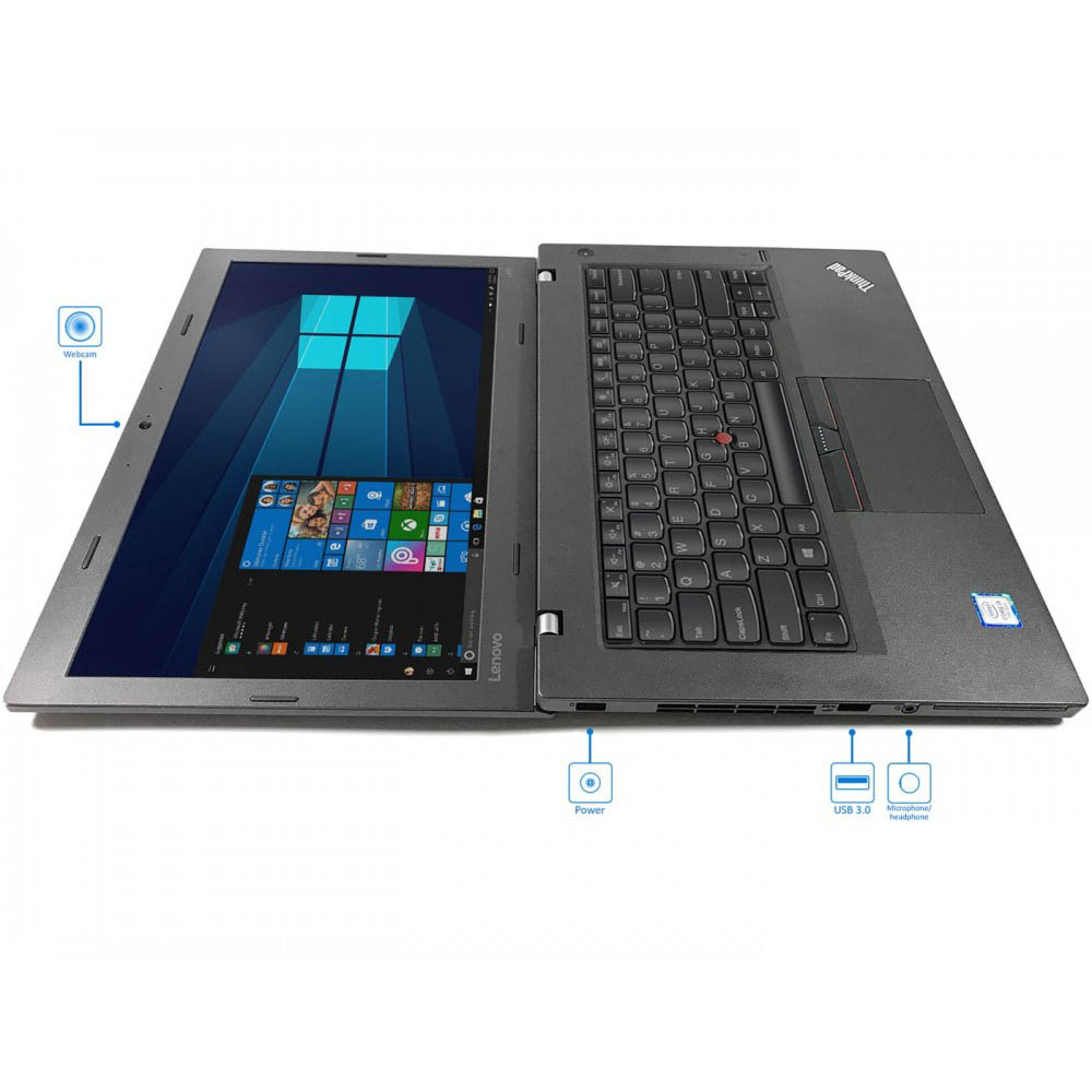 Lenovo ThinkPad L470 Intel Core i3 6100U - 8GB RAM - 256GB SSD - Windows 10 Pro