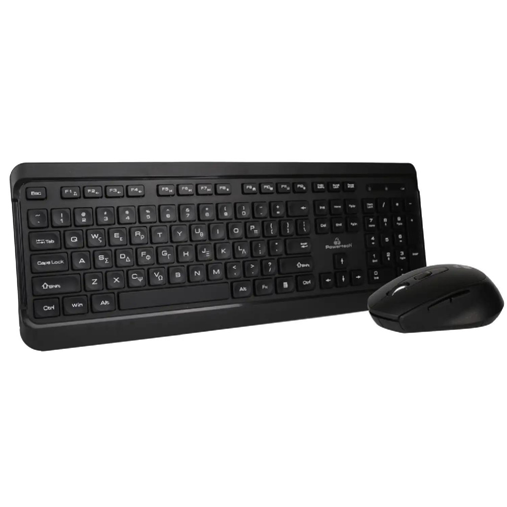 Powertech PT-1060 Ασύρματο Σετ Πληκτρολόγιο & Ποντίκι Ελληνικό Powertech PT-1060 Ασύρματο Σετ Πληκτρολόγιο & Ποντίκι Ελληνικό