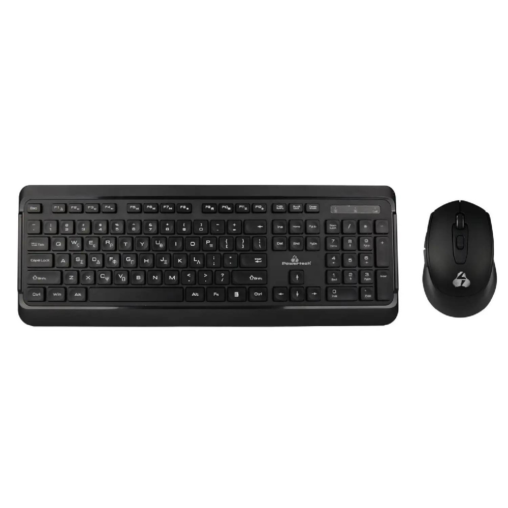 Powertech PT-1060 Ασύρματο Σετ Πληκτρολόγιο & Ποντίκι Ελληνικό Powertech PT-1060 Ασύρματο Σετ Πληκτρολόγιο & Ποντίκι Ελληνικό