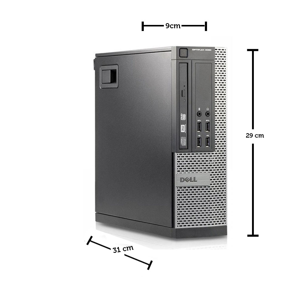 Dell Optiplex 3020 sff - Intel Core i5 4570 - 16GB RAM - 256GB SSD - DVDRW - Windows 10 Pro - Refurbished Grade A+