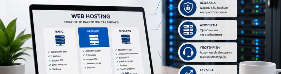 Πώς να επιλέξετε το σωστό Web Hosting για την ιστοσελίδα σας το 2026