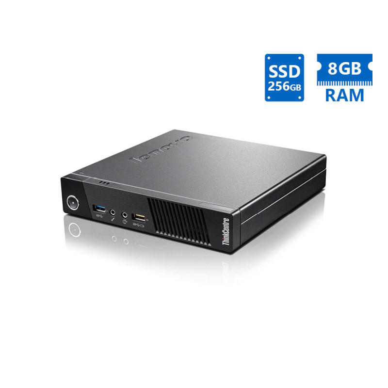 Refurbished PC Lenovo M93p Tiny (i5-4570T/8GB DDR3/256GB SSD)