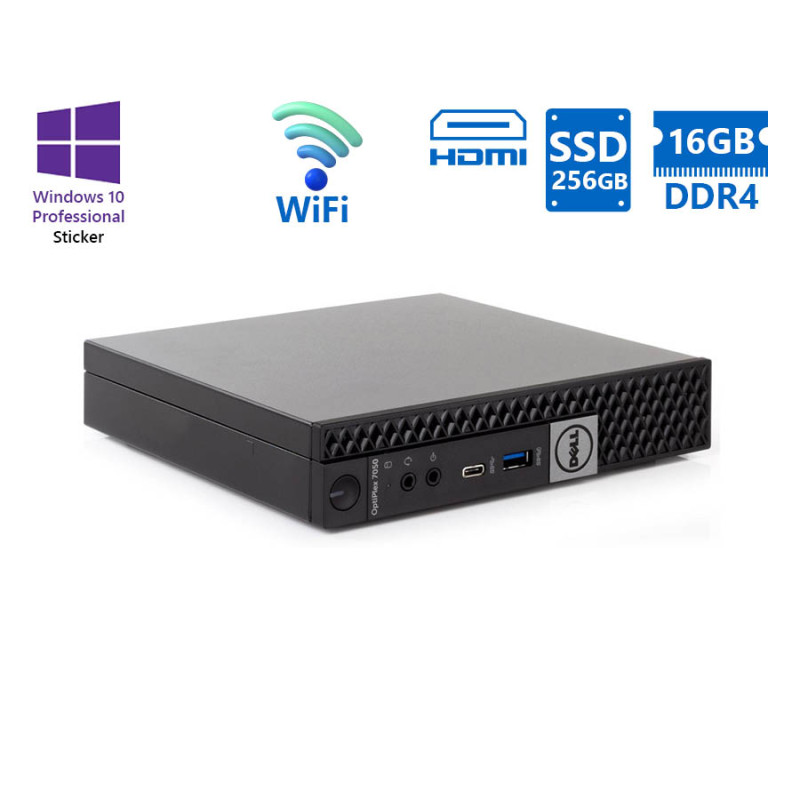 Dell Optiplex 7050 DM WiFi i5-6600/16GB DDR4/256GB SSD/Grade A Refurbished PC