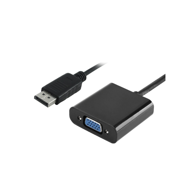 Aντάπτορας DisplayPort σε VGA (F) 1920x1200p, μαύρο