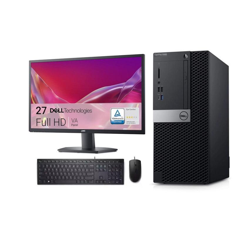 Dell 5060 M Tower HEXA Core - DELL SE2725H VA Monitor 27'' (FHD/8ms/75Hz/καινούργια)