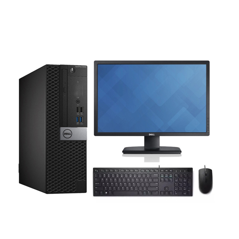 Computer set refurbished pc Dell Optiplex 5050 sff - Dell UltraSharp U2412M IPS Monitor