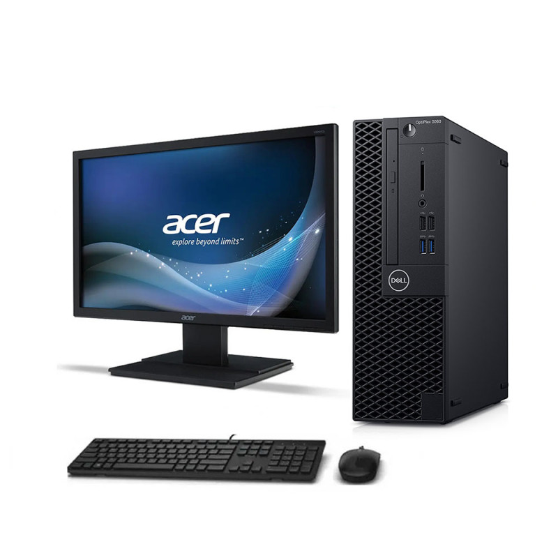 Set Υπολογιστής DELL Optiplex 3060 sff  - Οθόνη Acer V2226hql 22" καινούργια