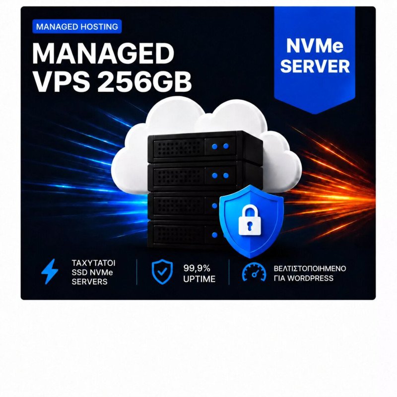 Managed VPS 256GB - 3 Μήνες